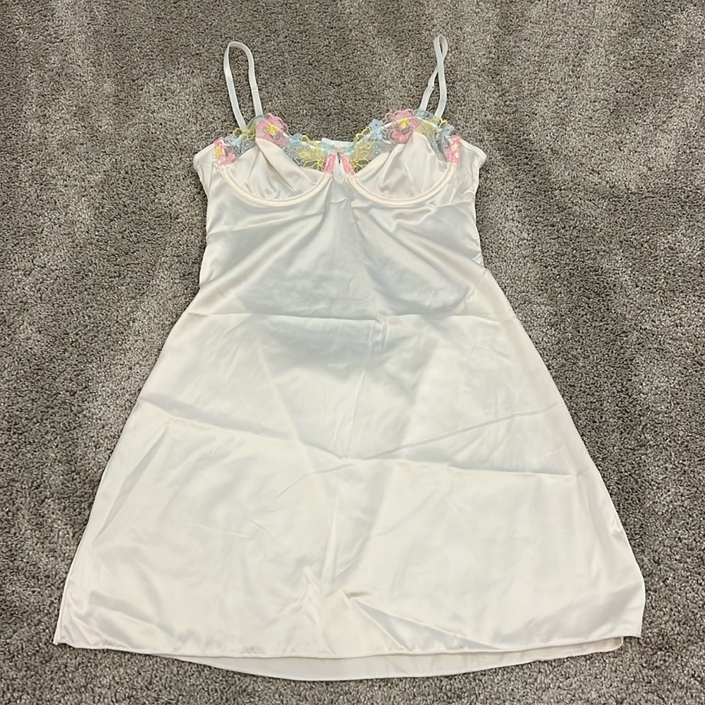 💝Silk underwire dress